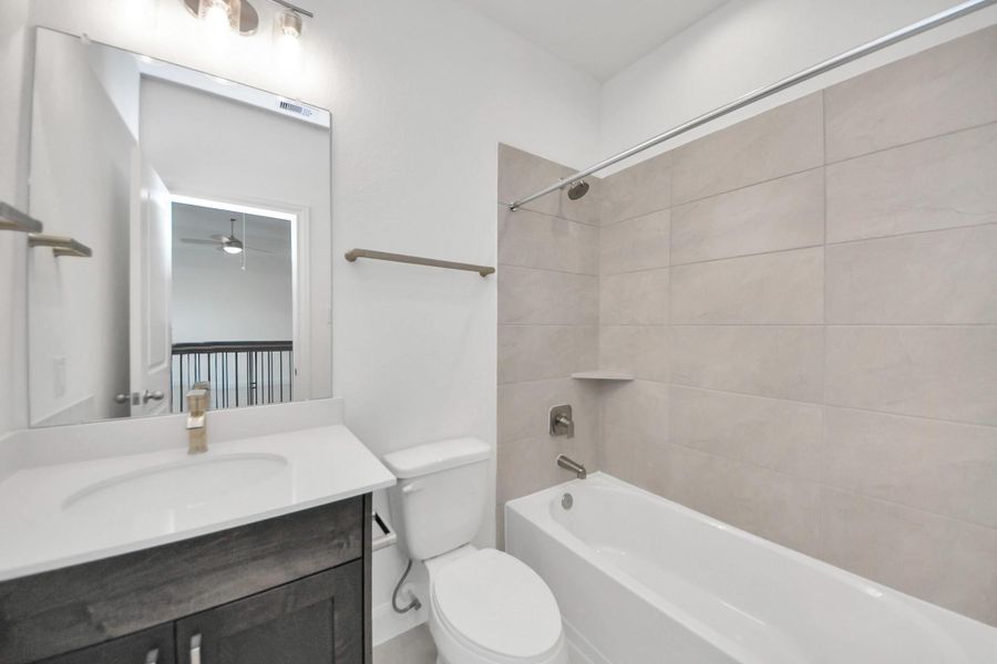 Furnished interior view inside a new home in Marvida, Cypress (Image 10).