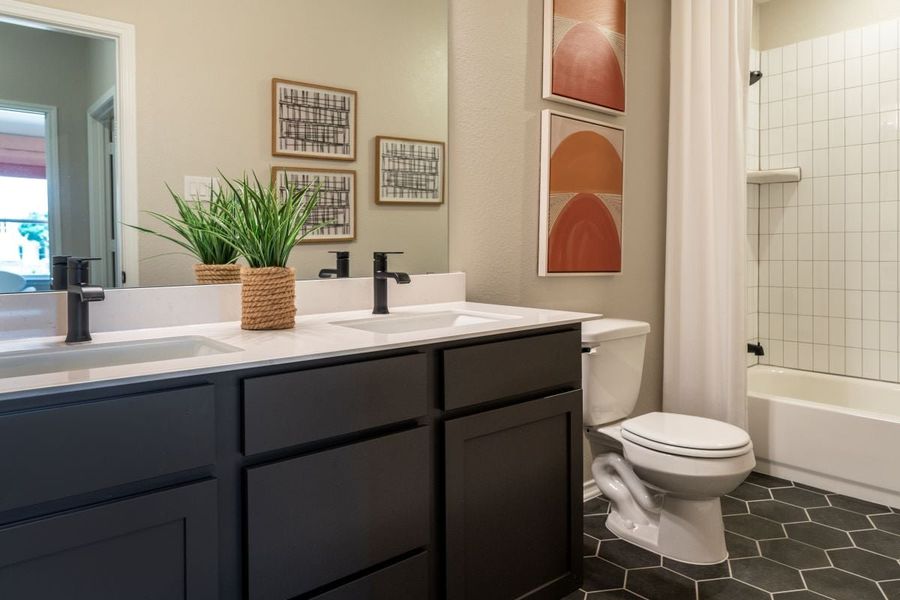 Representative furnished interior of a home built from the 2429 by KB Home in River Bluff, Leander (Image 7). Representative furnished interior of a home built from the 2429 by KB Home in River Bluff, Leander (Image 7).