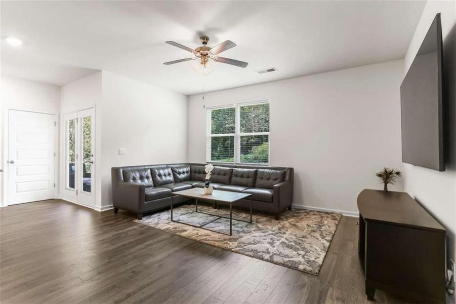 Furnished interior view inside a new home in The Villages at Oakshire, Atlanta (Image 16).