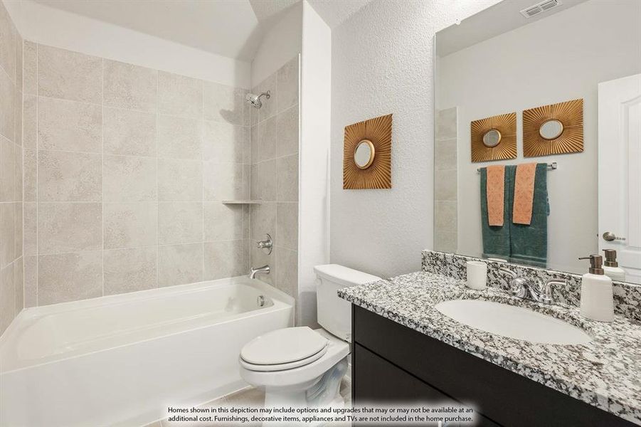 Furnished interior view inside a new home in Georgetown at Kings Fort 50s, Kaufman (Image 3).