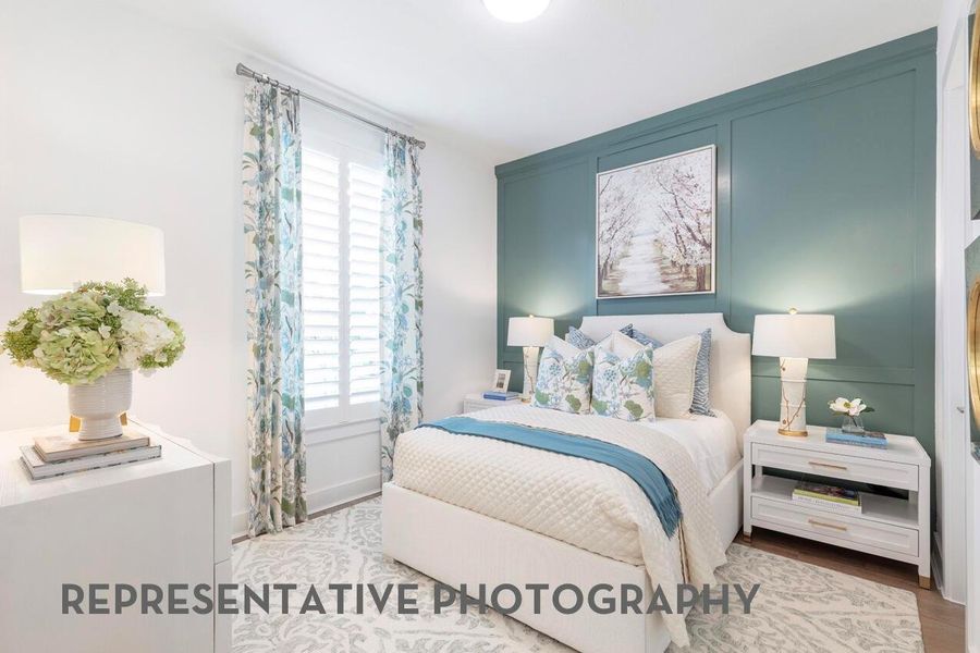 Furnished interior view inside a new home in Meridiana, Manvel (Image 17). Furnished interior view inside a new home in Meridiana, Manvel (Image 17).