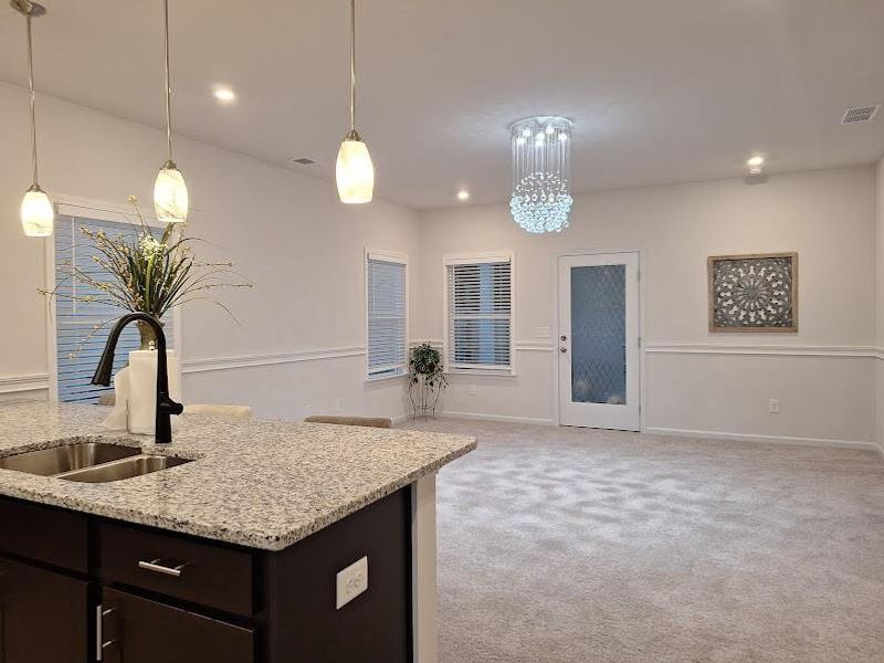 Furnished interior view inside a new home in , Cartersville (Image 10).