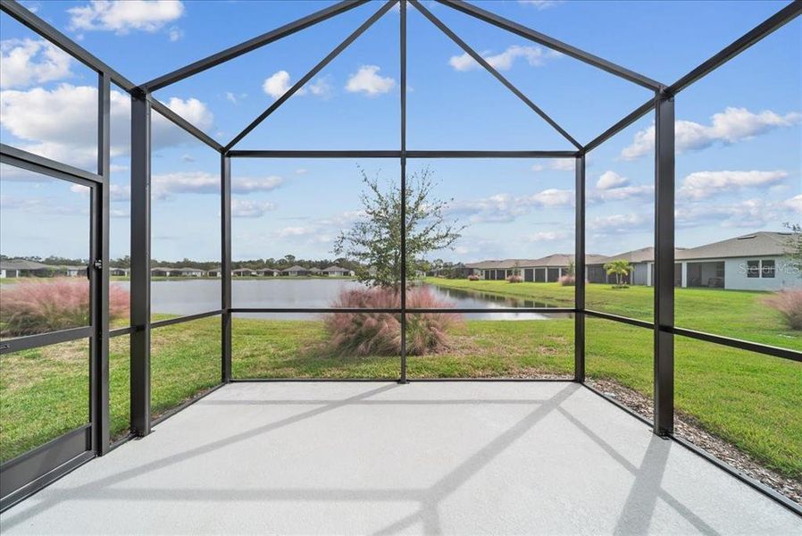 Exterior details and patio area of a home in Del Webb BayView, Parrish (Image 4). Exterior details and patio area of a home in Del Webb BayView, Parrish (Image 4).