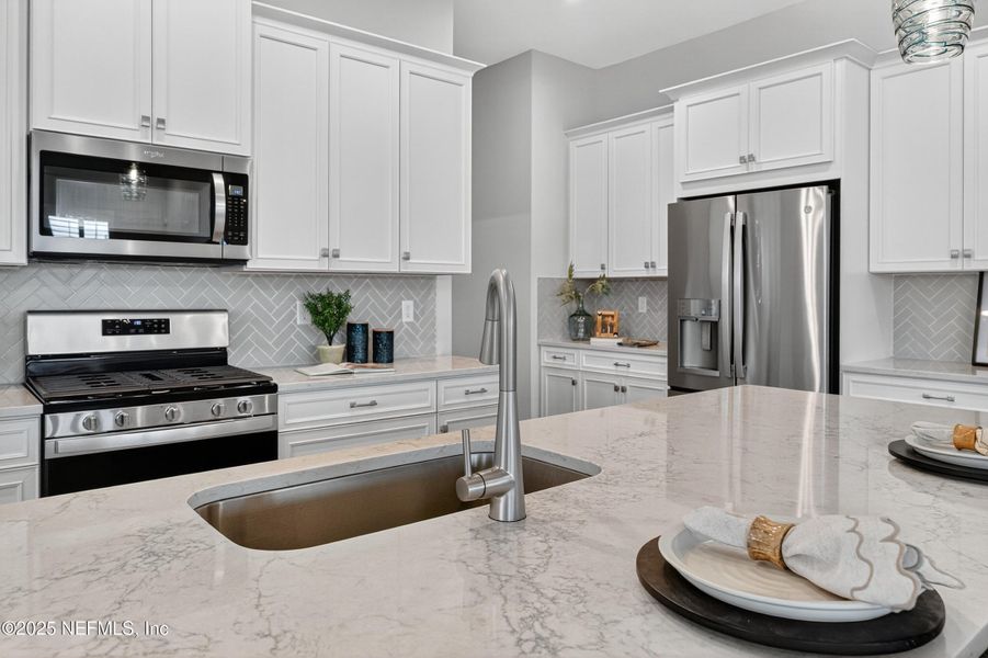 Furnished interior view inside a new home in , St. Johns (Image 9). Furnished interior view inside a new home in , St. Johns (Image 9).