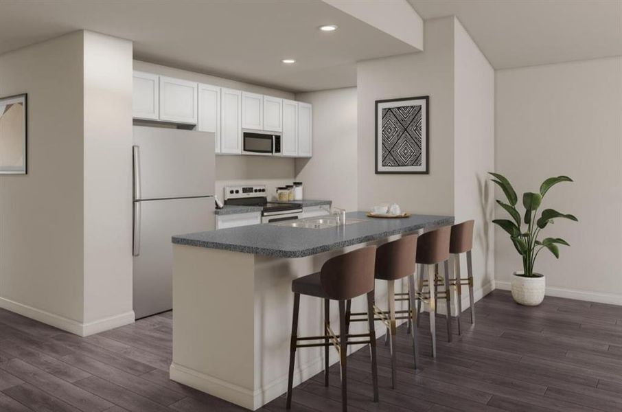 Furnished interior in a model home at Colony Park in Eastland (Image 16).