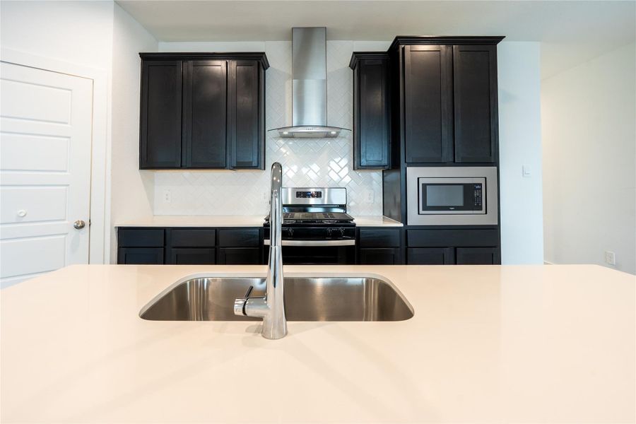 Close-up of interior finishes inside a home in City Gate, Houston (Image 16).