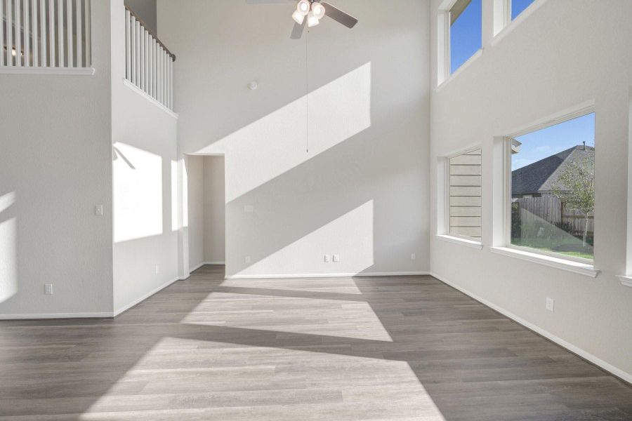 Spacious, unfurnished interior of a new home in Oakwood Estates, Waller (Image 34). Spacious, unfurnished interior of a new home in Oakwood Estates, Waller (Image 34).