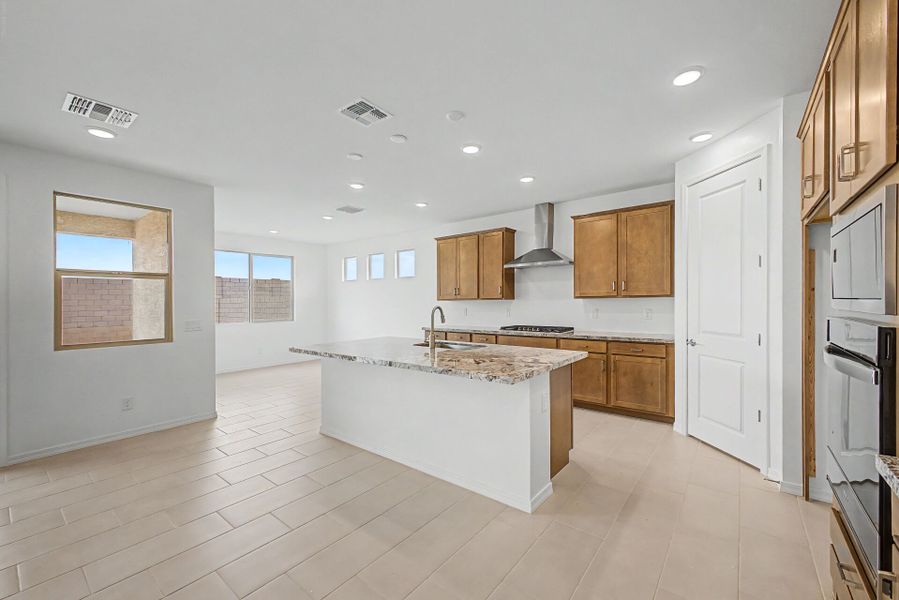Furnished interior view inside a new home in Bella Vista Farms, San Tan Valley (Image 5).