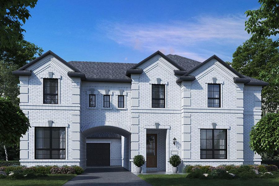 Representative exterior photo of a completed home built from the Grand Signature by Grand Homes in Grand Oaks, Celina, TX (Image 21).