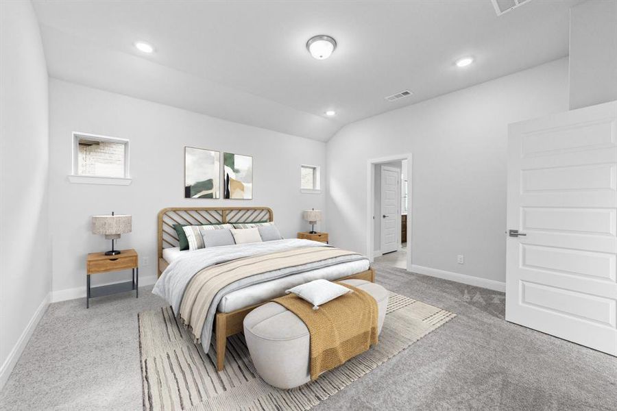 Furnished interior view inside a new home in Talia – Garden Series, Mesquite (Image 8).