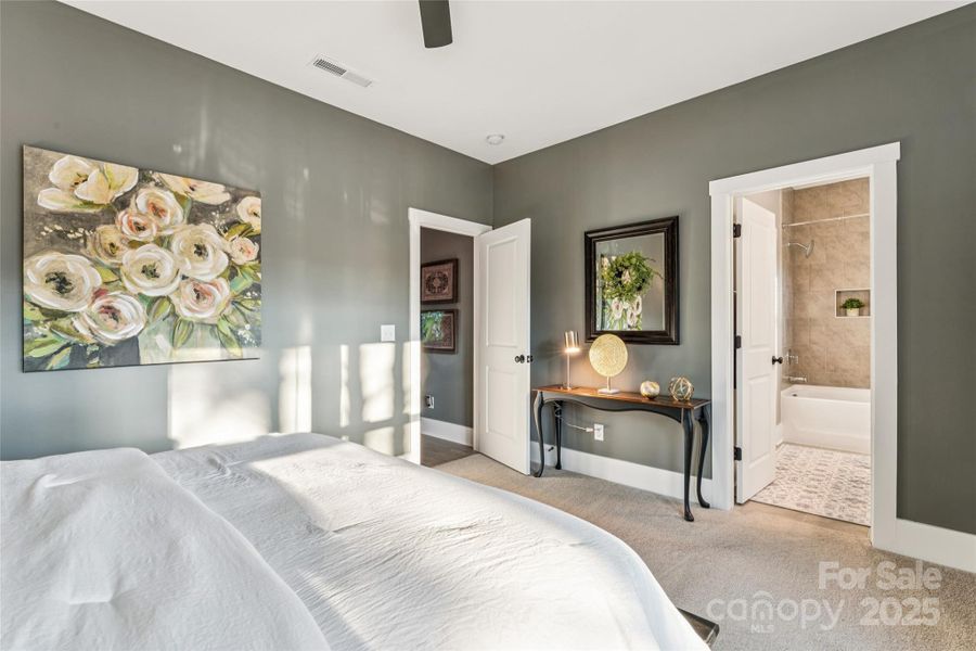 Furnished interior view inside a new home in , Indian Trail (Image 25). Furnished interior view inside a new home in , Indian Trail (Image 25).