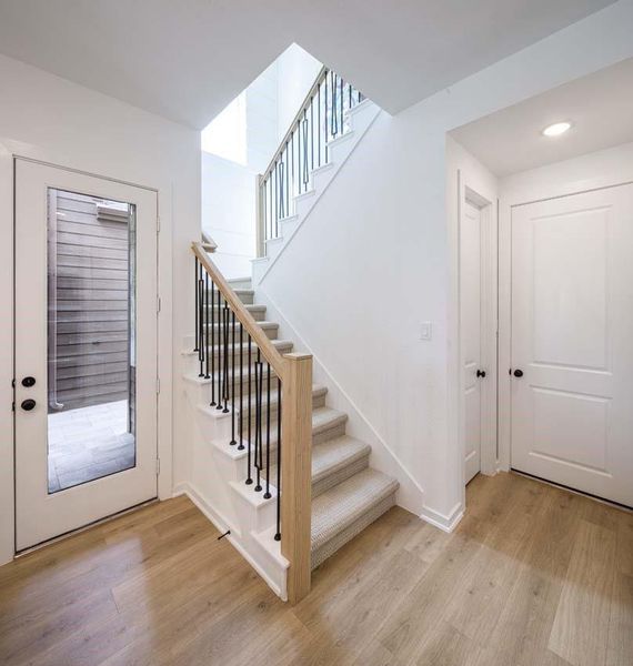 Spacious, unfurnished interior of a new home in Woodforest Townhomes, Montgomery (Image 20).