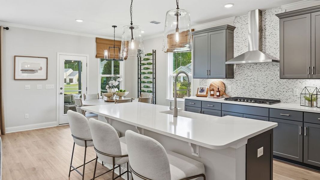 Representative furnished interior of a home built from the Braddock by Pulte Homes in Oakleaf Chase, Blythewood (Image 7).