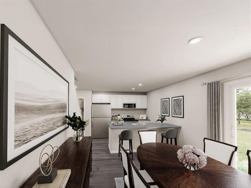 Furnished interior view inside a new home in Victory Estates, Mabank (Image 9).