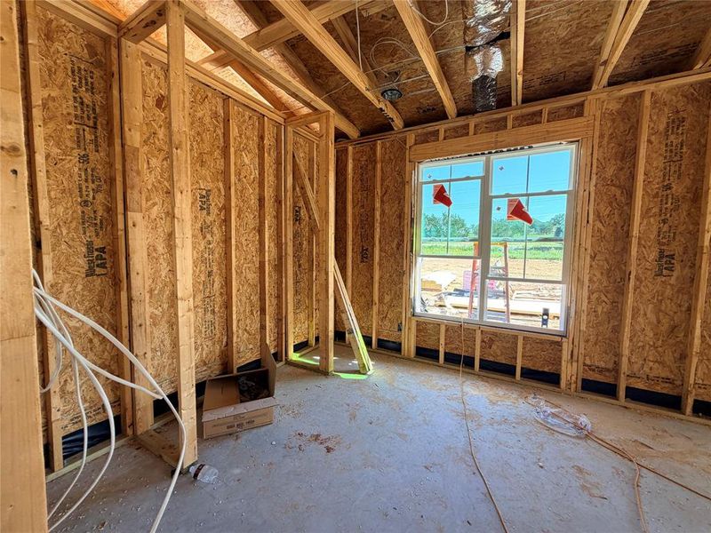 In-progress construction of a new home in Monarch Manor, Poolville, TX (Image 7).