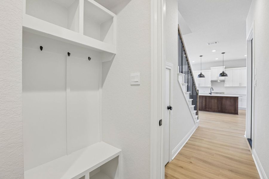 Furnished interior view inside a new home in 6 Creeks, Kyle (Image 6).