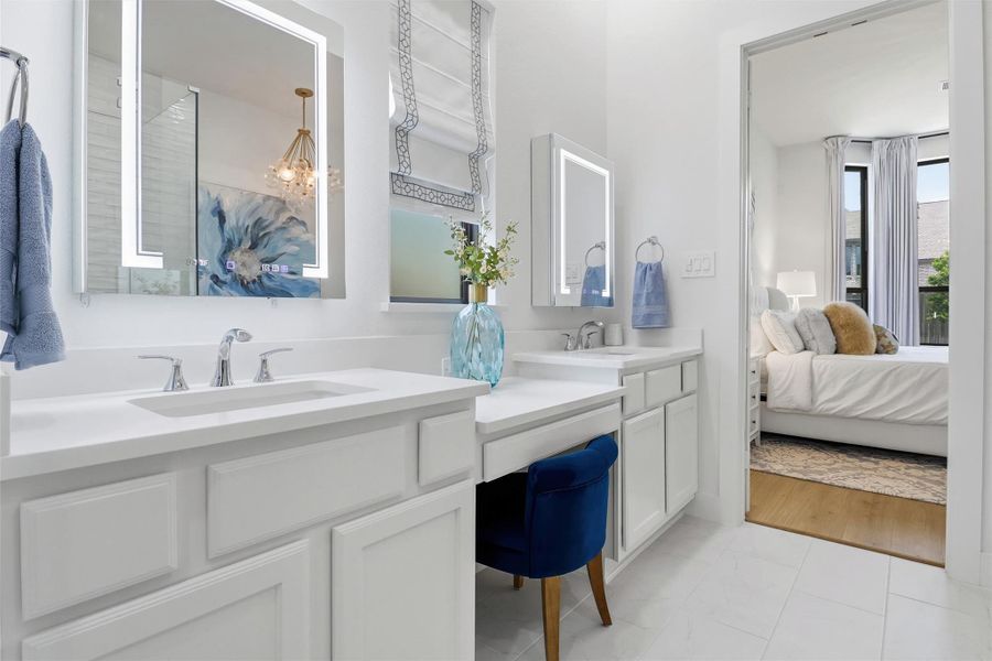 Furnished interior view inside a new home in , Brookshire (Image 14).
