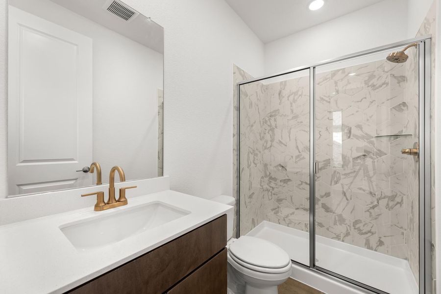 Furnished interior view inside a new home in Union Park, Little Elm (Image 12).