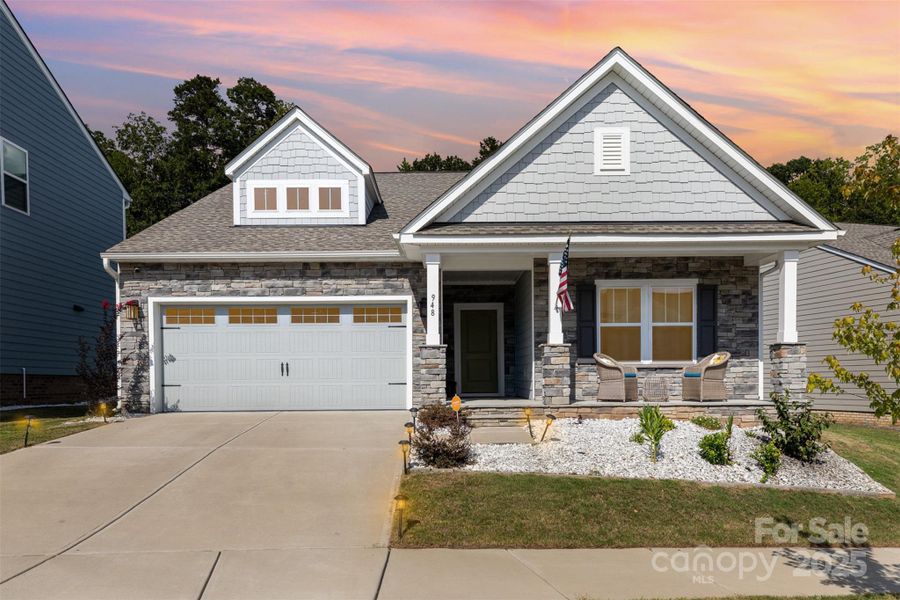 Front exterior of a new home in , Monroe, NC, highlighting curb appeal (Image 1). Front exterior of a new home in , Monroe, NC, highlighting curb appeal (Image 1).