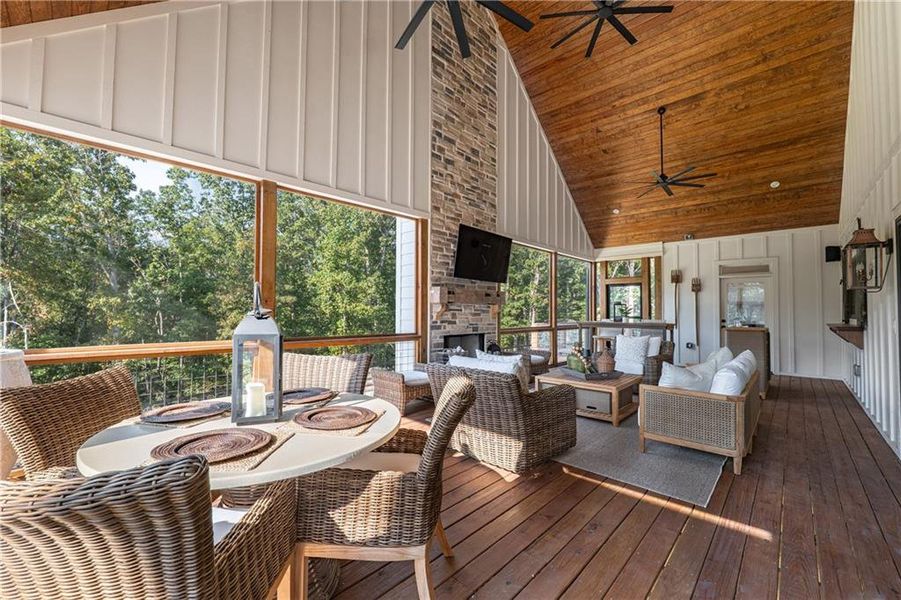 Furnished interior view inside a new home in , Canton (Image 10).
