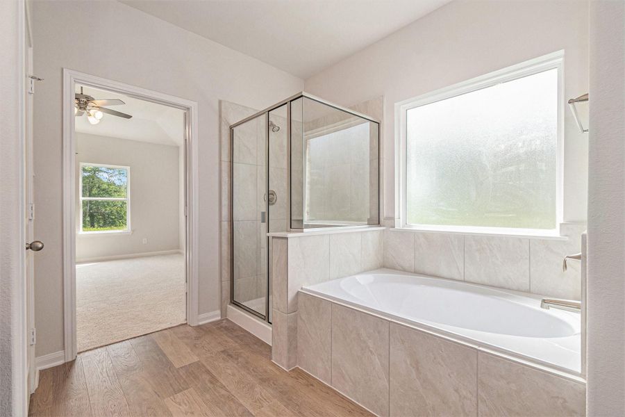 Furnished interior view inside a new home in Oakwood Ranch, Willis (Image 10).