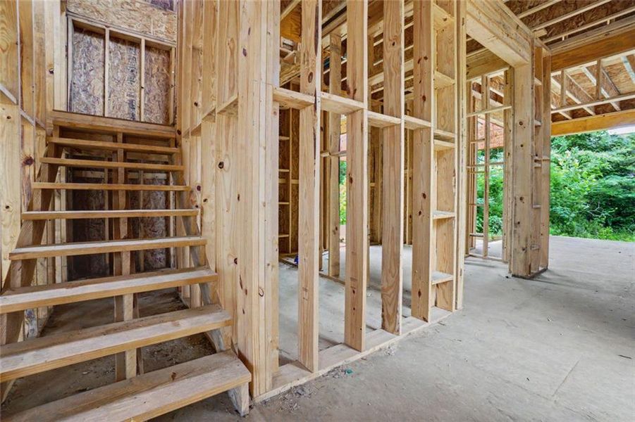 In-progress construction of a new home in , Sandy Springs, GA (Image 23).