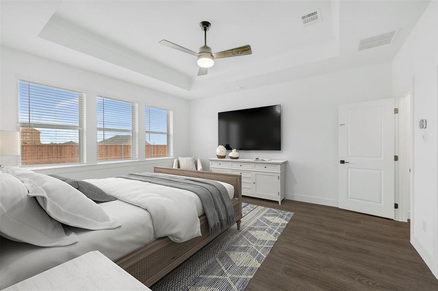 Furnished interior view inside a new home in Timberbrook, Justin (Image 15).
