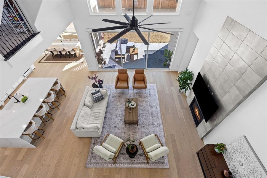 Furnished interior view inside a new home in Star Trail, Prosper (Image 6).