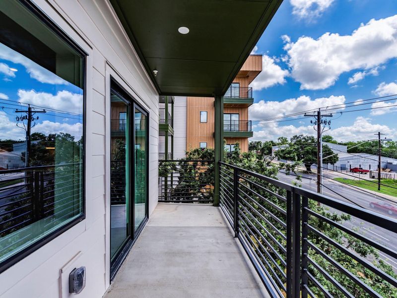 View from the balcony View from the balcony