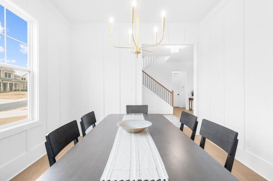 Furnished interior view inside a new home in , Canton (Image 7).