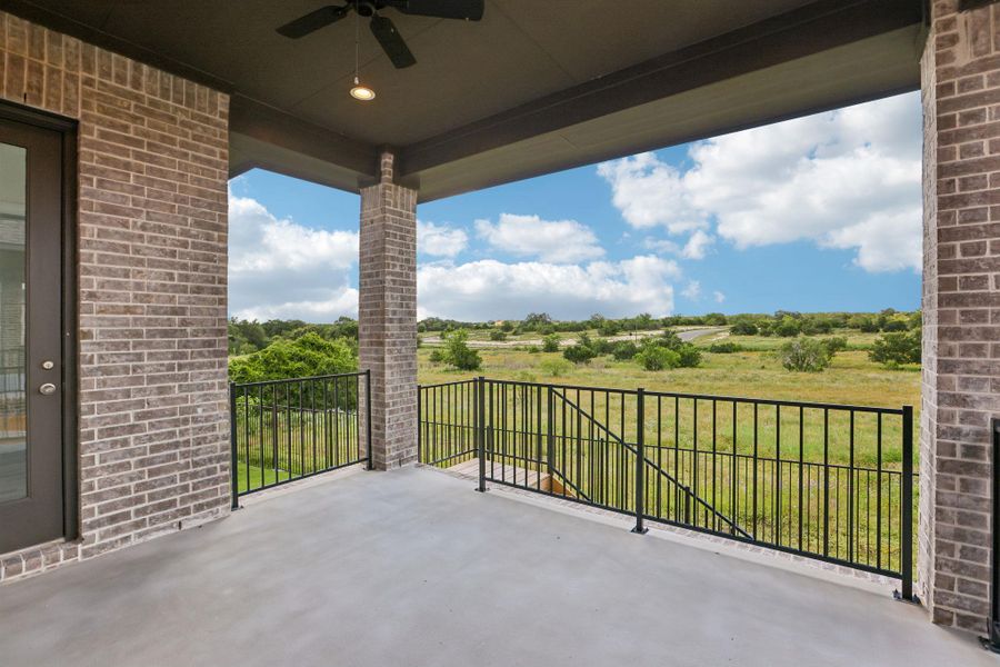 Exterior details and patio area of a home in 6 Creeks, Kyle (Image 25). Exterior details and patio area of a home in 6 Creeks, Kyle (Image 25).