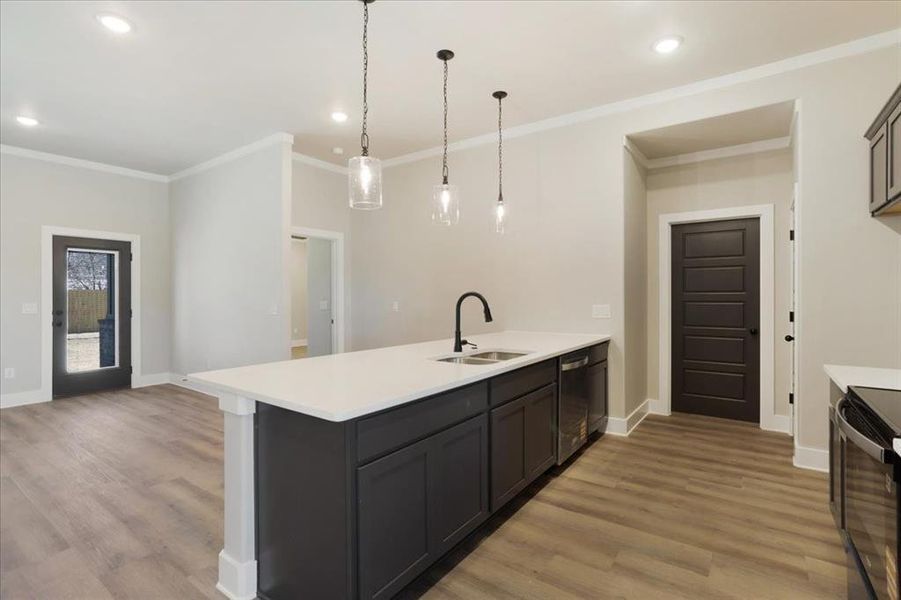 Furnished interior view inside a new home in , Sherman (Image 8).