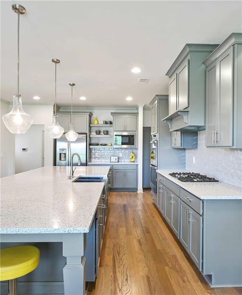 Furnished interior view inside a new home in , Auburn (Image 30).