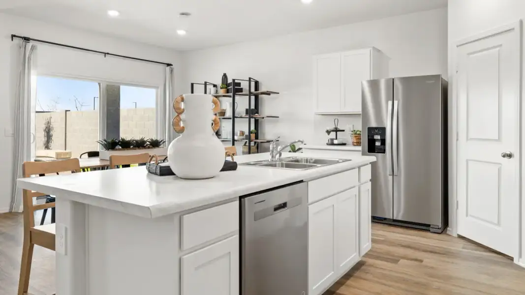 Furnished interior view inside a new home in Rio Rancho Estates, Wittmann (Image 28).