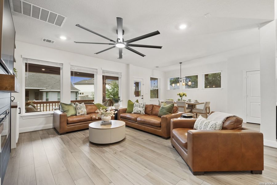 Furnished interior view inside a new home in Davis Ranch 50', San Antonio (Image 48).