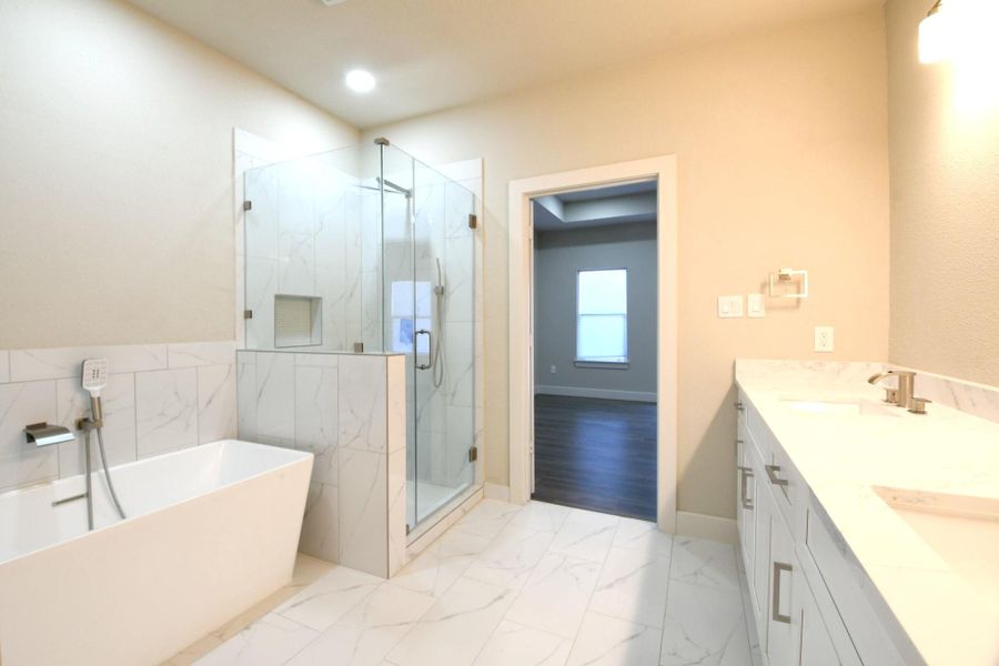 Furnished interior view inside a new home in , Houston (Image 12).