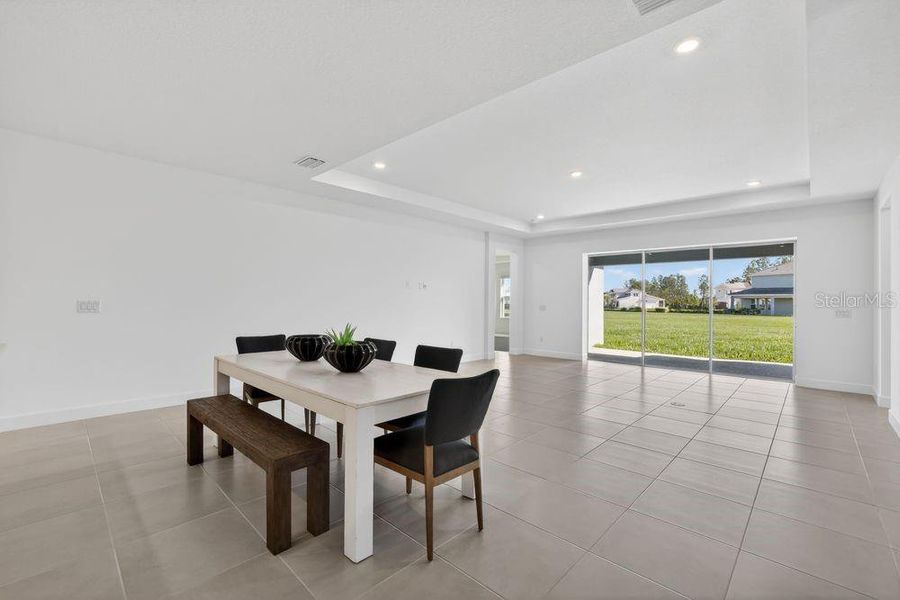 Furnished interior view inside a new home in Hammock at Two Rivers, Zephyrhills (Image 7).