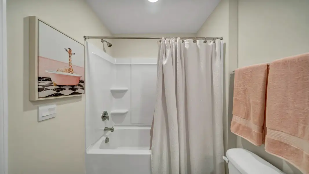 Furnished interior view inside a new home in Hunter's Branch Townhomes, Hopkins (Image 18).