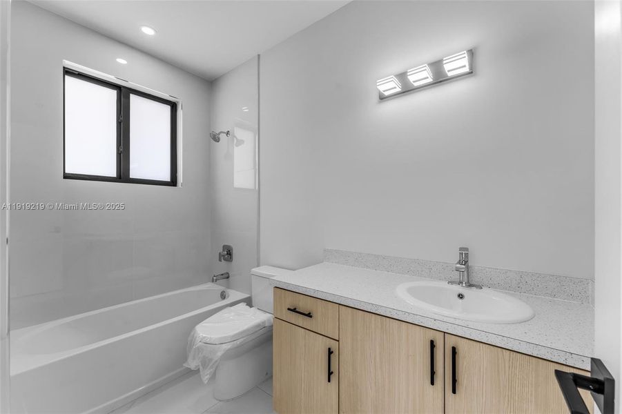 Furnished interior view inside a new home in , Miami (Image 8).