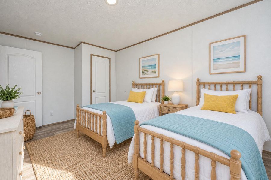 Furnished interior view inside a new home in , St. Stephen (Image 43).