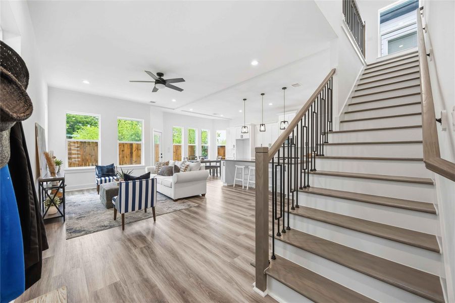 Furnished interior view inside a new home in , Houston (Image 6). Furnished interior view inside a new home in , Houston (Image 6).