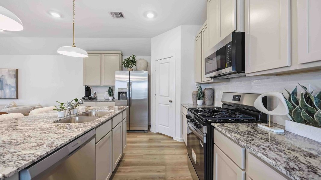 Furnished interior view inside a new home in Allison Park, Houston (Image 5).