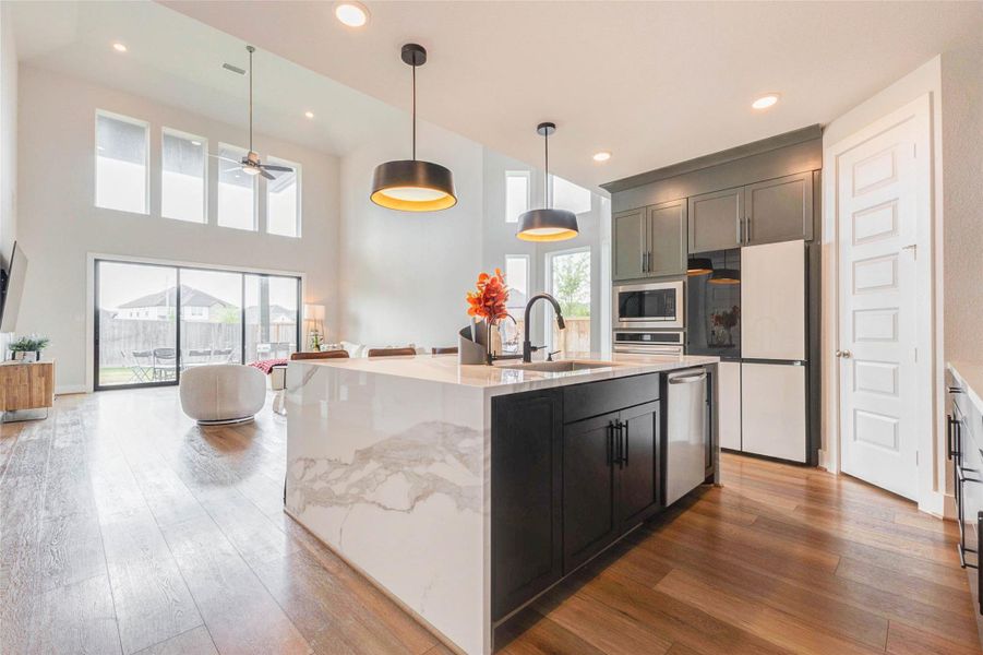 Furnished interior view inside a new home in , Richmond (Image 5).