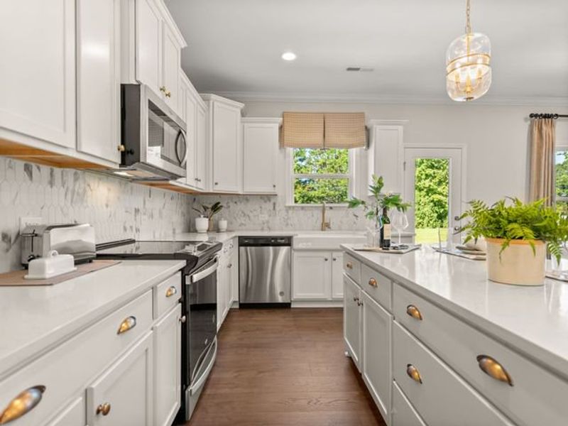 Representative furnished interior of a home built from the Declan by True Homes in Tillery Tradition, Mount Gilead (Image 3).