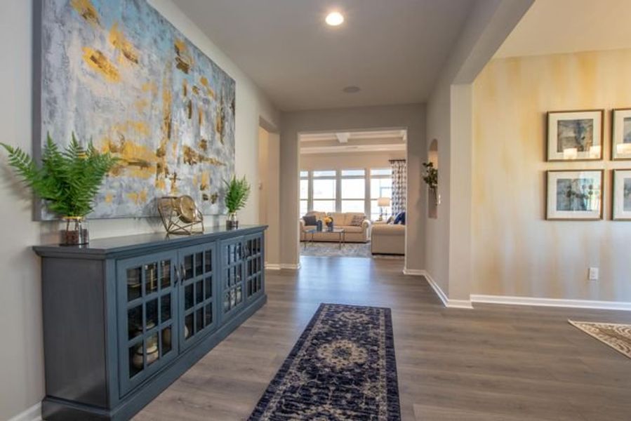 Representative furnished interior of a home built from the Brodrick by True Homes in Wheatfield Estates, Statesville (Image 27).