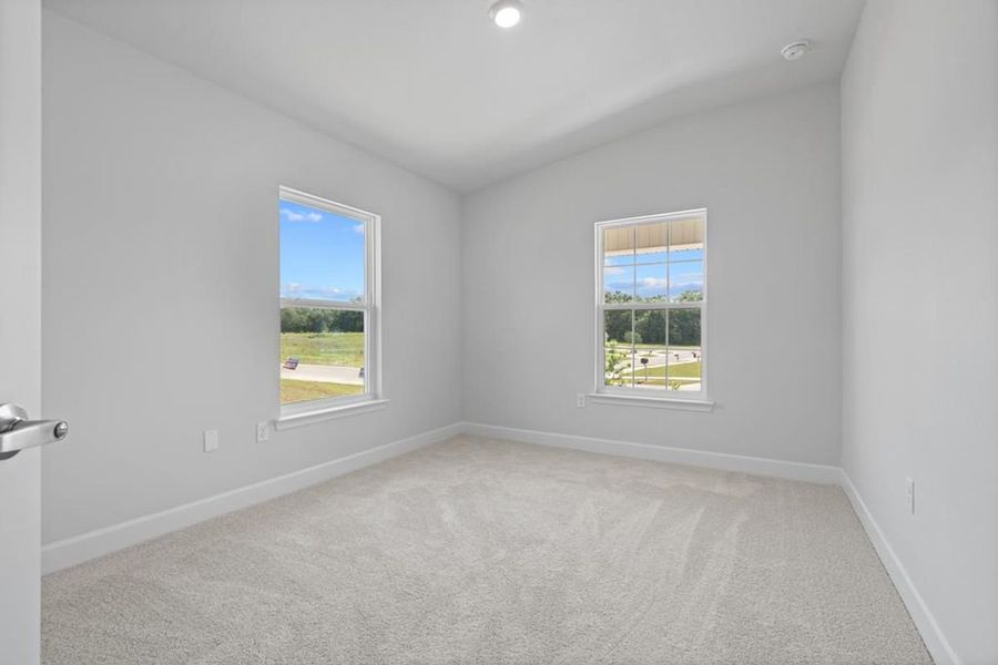 Representative unfurnished interior of a home built from the Plan 1309 by Adams Homes in Spring Forest, Goldsboro (Image 13).