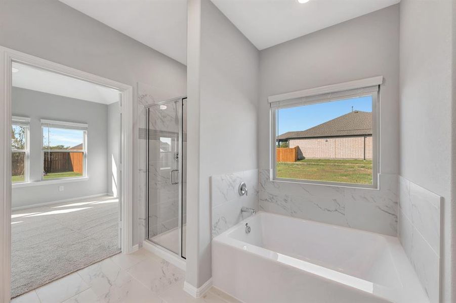 Furnished interior view inside a new home in The Preserve, Justin (Image 15).