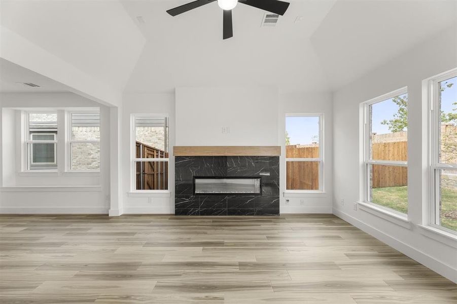 Spacious, unfurnished interior of a new home in The Villages of Hurricane Creek, Anna (Image 14). Spacious, unfurnished interior of a new home in The Villages of Hurricane Creek, Anna (Image 14).