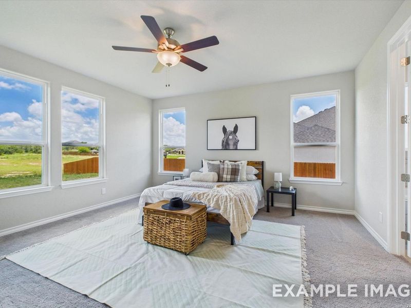 Furnished interior view inside a new home in Potranco Oaks, Castroville (Image 26). Furnished interior view inside a new home in Potranco Oaks, Castroville (Image 26).