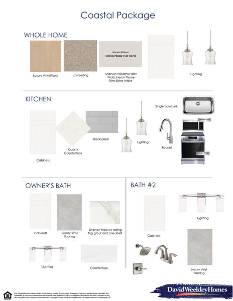 Sample of building materials used in homes in Central Living at Craig, Charlotte (Image 8).